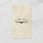 Carte De Visite Demande spéciale pour les gâteaux de Nysha (Dos)