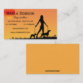 Carte De Visite Démarcheur de chiens modifiable (Devant / Derrière)
