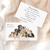 Carte de visite d'embarquement pour chien de plais