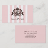 Carte de visite d'emblème (Devant / Derrière)