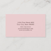 Carte de visite d'emblème (Dos)