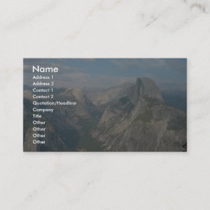 Carte De Visite Demi de dôme en parc national de Yosemite (comme