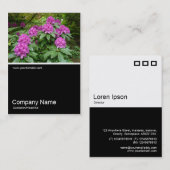 Carte De Visite Demi&demi photo 026 - Rhododendrons (Devant / Derrière)