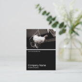 Carte De Visite Demi&demi photo 044 - Poulet dans le panier (Debout devant)