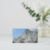 Carte De Visite Demi-dôme du côté du parc national Yosemite (Debout devant)