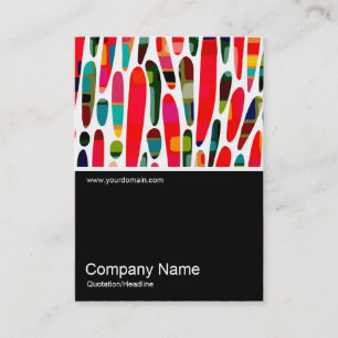 Carte De Visite Demi&mi photo 0271 - Collage de couleurs 15022