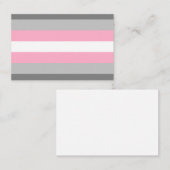 Carte De Visite DemiGirl (Devant / Derrière)