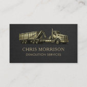 Carte De Visite Demolition Services Professional  (Devant)
