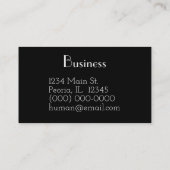 Carte de visite d'empreinte de patte d'arc-en-ciel (Dos)