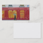 CARTE DE VISITE D'EN VILLE DE WAGON-RESTAURANTS (Devant / Derrière)