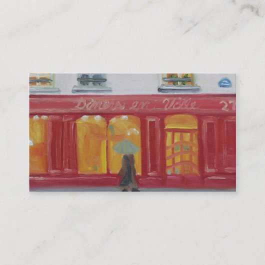CARTE DE VISITE D'EN VILLE DE WAGON-RESTAURANTS (Devant)