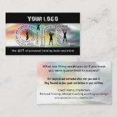 Carte de visite d'encadrement (Devant / Derrière)