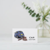 Carte de visite d'enchères automobile (Debout devant)