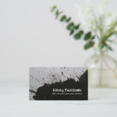 carte de visite d'encre (Debout devant)