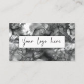 Carte de visite d'encre du logo (Devant)