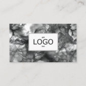 Carte de visite d'encre noire (Devant)