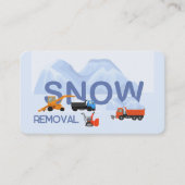 Carte De Visite Déneigement (Devant)