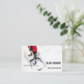 Carte De Visite Déneigement (Debout devant)