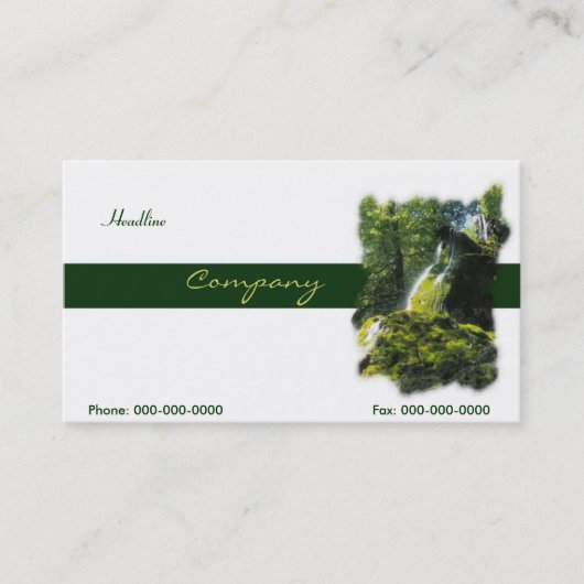 Carte de visite d'énergie (Devant)