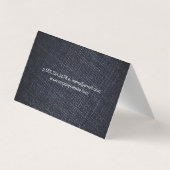Carte De Visite Denim (Dos)