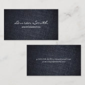 Carte De Visite Denim (Devant / Derrière)