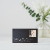 Carte De Visite Denim  | Button Needle and Thread | Tailor (Debout devant)