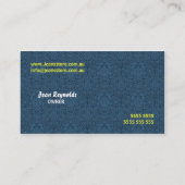 Carte de visite Denim Jeans (Dos)