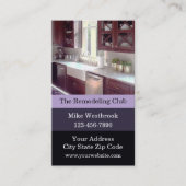 Carte de visite D'Enlèvement De Cuisine Et De Bain (Devant)