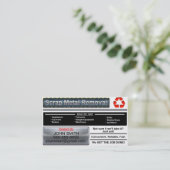 Carte de visite d'enlèvement de mitraille - (Debout devant)