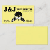 Carte de visite d'enlèvement ou de défrichement d' (Devant / Derrière)