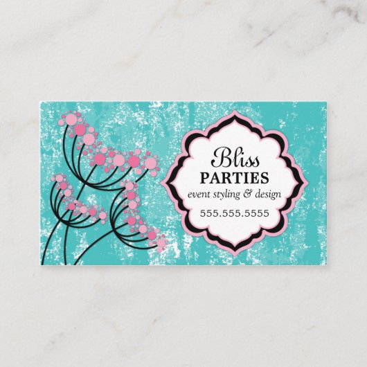 Carte De Visite Dénommer et conception d'événement (Devant)