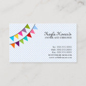 Carte De Visite Dénommer lunatique et conception d'événement (Dos)