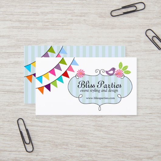 Carte De Visite Dénommer lunatique et conception d'événement (Devant/Arrière en situation)