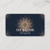 Carte de visite d'enseignant de vie du mandala de (Devant)