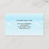 Carte De Visite Dent avec brosse à dents | Dentaire (Dos)