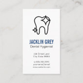 Carte De Visite Dent étincelante | Dentistère (Devant)