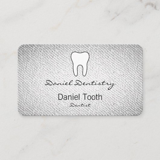 Carte De Visite Dent symbolique (Devant)