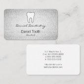 Carte De Visite Dent symbolique (Devant / Derrière)