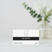 Carte De Visite Dent symbolique (Debout devant)