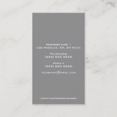 Carte de visite dentaire (Dos)