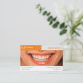 Carte De Visite Dentaire | Beau sourire (Debout devant)