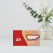 Carte de visite dentaire - Couleur changeable (Debout devant)