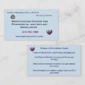 Carte de visite dentaire customisé (Devant / Derrière)