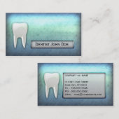 Carte de visite dentaire de bureau de dentiste (Devant / Derrière)
