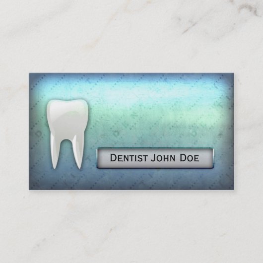 Carte de visite dentaire de bureau de dentiste (Devant)