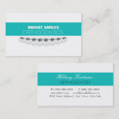 Carte de visite dentaire de croisillons de (Devant / Derrière)