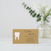 Carte de visite dentaire de logo de carton frais (Debout devant)