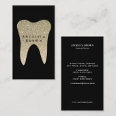 Carte de visite dentaire de parties scintillantes (Devant / Derrière)