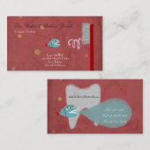 Carte de visite dentaire dentiste de chirurgie den (Devant / Derrière)