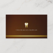 Carte De Visite Dentaire élégant (Dos)